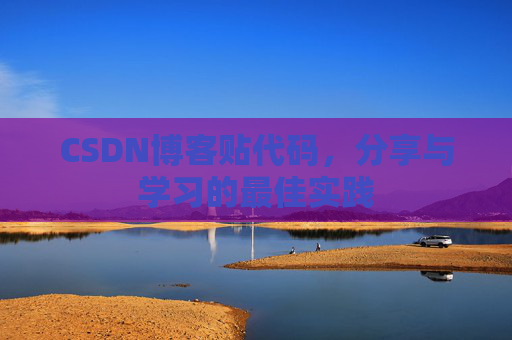 CSDN博客贴代码，分享与学习的最佳实践